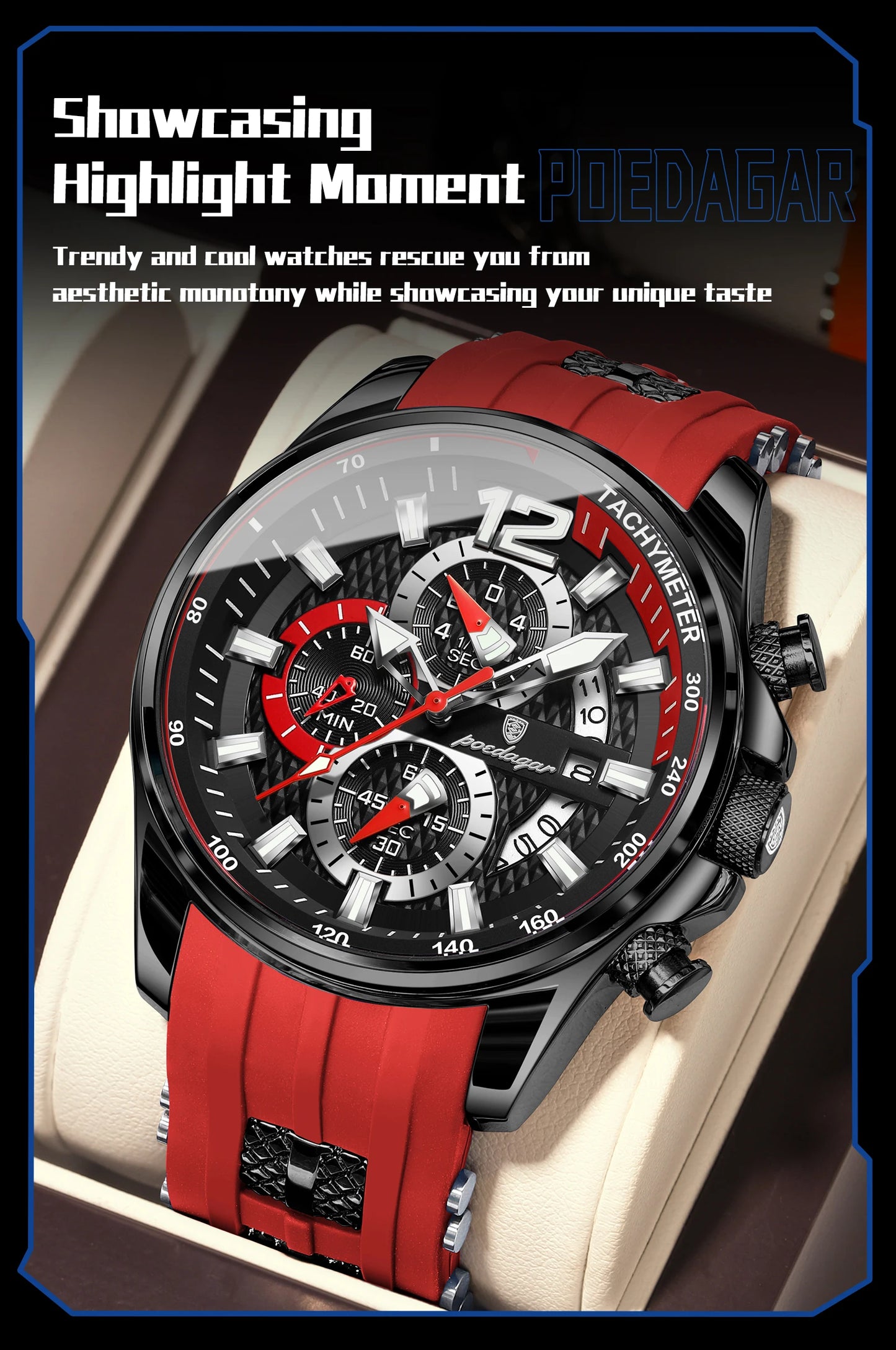 Big Dial Military Quartz Watch