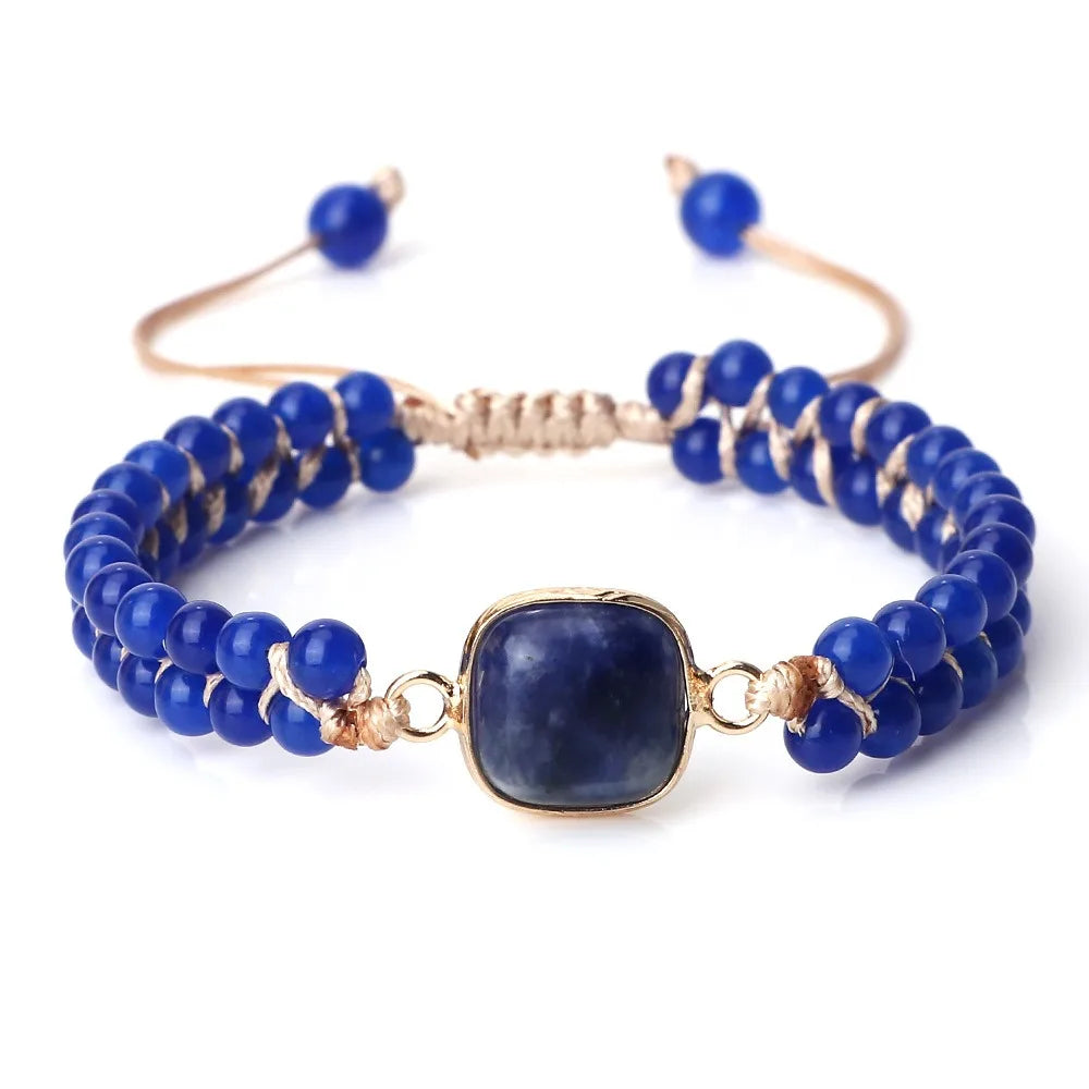 Handmade Natural Stone Beaded Bracelet