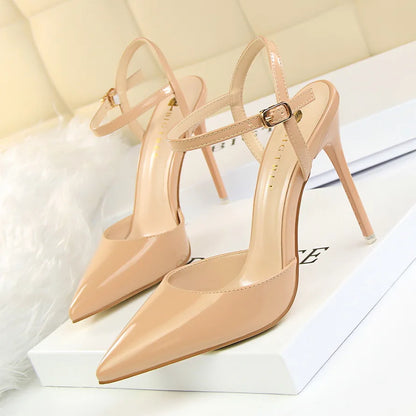 Pointed Toe Thin Heel Dress Shoes