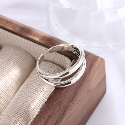 Bohemian Silver Adjustable Rings