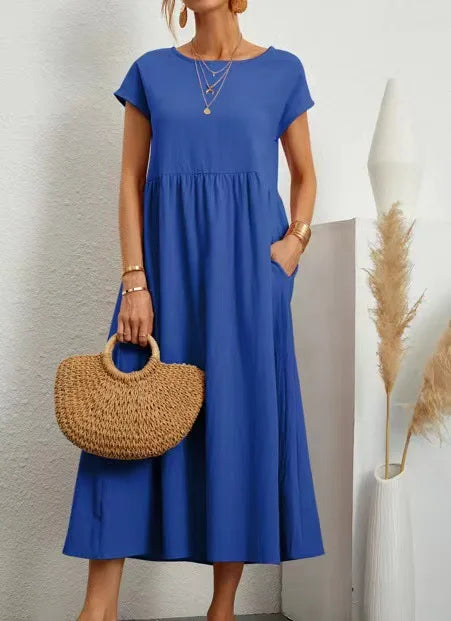 Elegant Summer Linen Dress