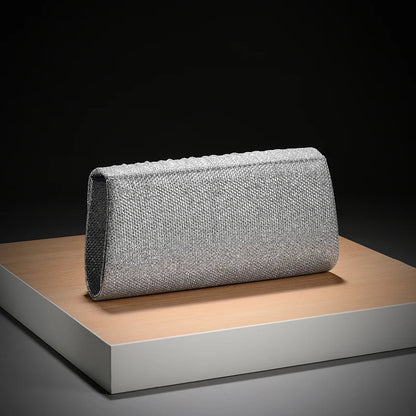 Luxury Shimmer Envelope Clutch