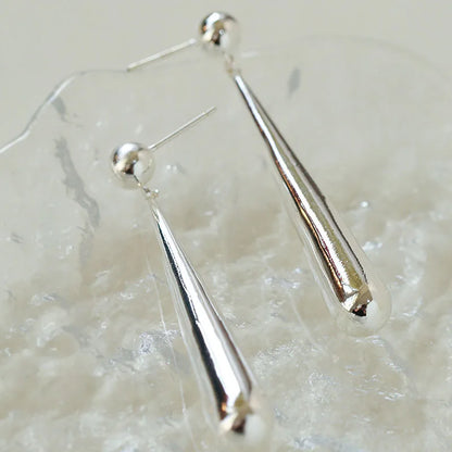 Minimalist Water Droplet Earrings