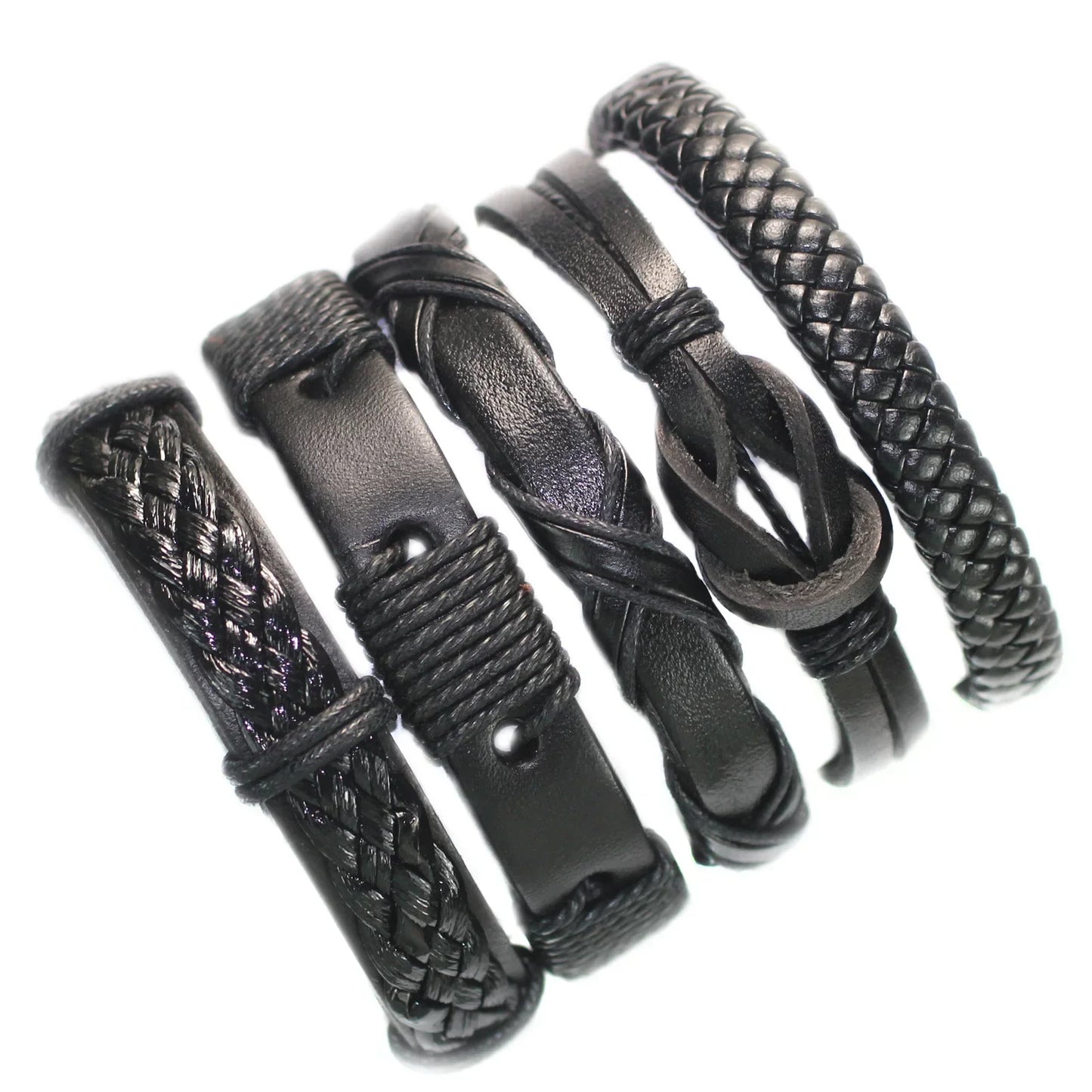 Multilayer Men's Leather Bracelets