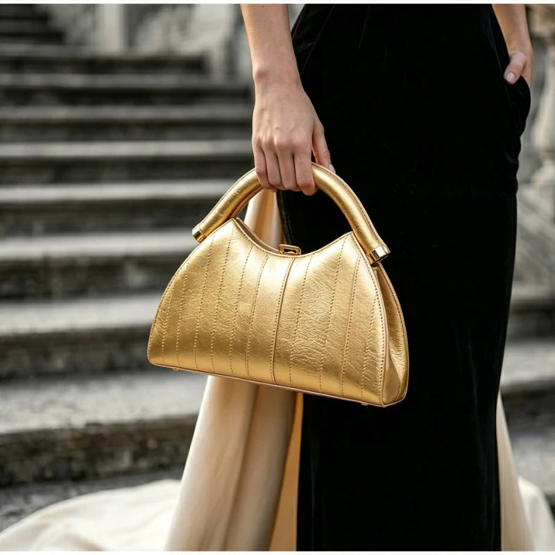 The Amara Top-Handle Evening Clutch