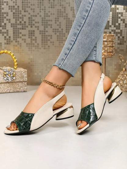 Elegant Mid-Heel Sandals