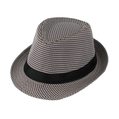 Classic Linen Fedora Hat
