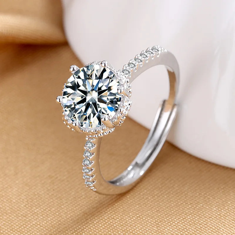 Exquisite Adjustable Sterling Silver Ring