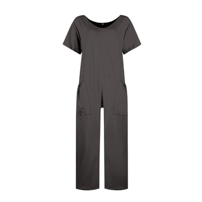 Women's Casual Baggy Pocket Jumpsuit