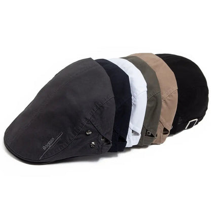 Heritage Cotton Adjustable Newsboy Beret