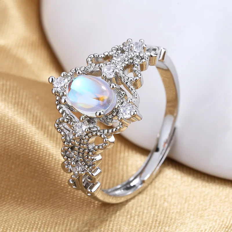 Exquisite Adjustable Sterling Silver Ring