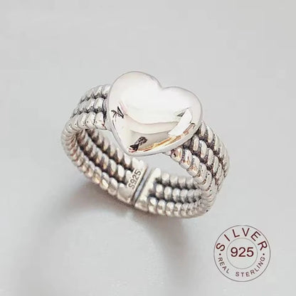 Bohemian Silver Adjustable Rings