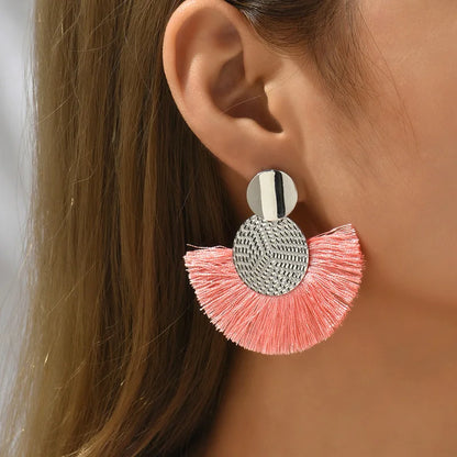 Bohemian Tassel Statement Earrings