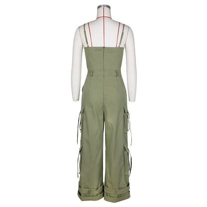 Elegant Mid Waist Jumpsuit