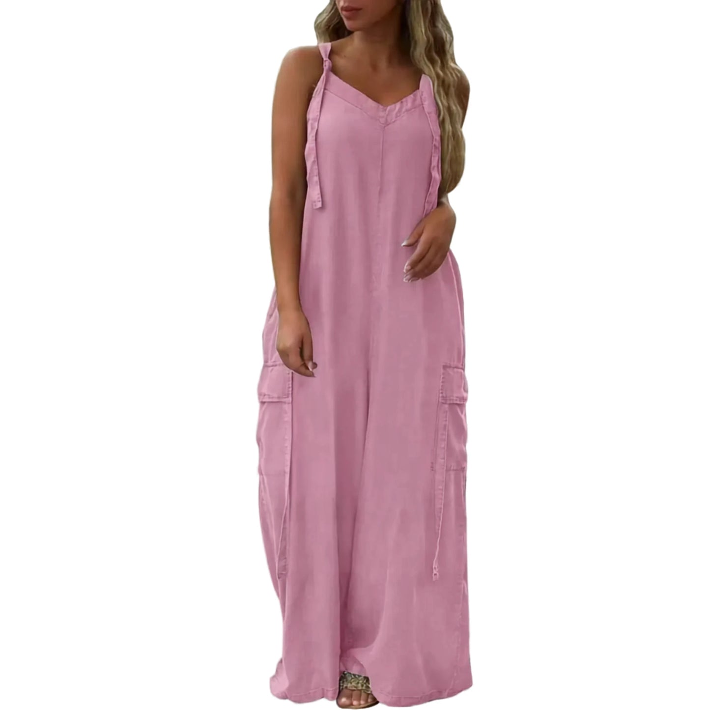 Boho Casual Wide Leg Jumpsuit