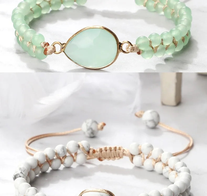 Handmade Natural Stone Beaded Bracelet