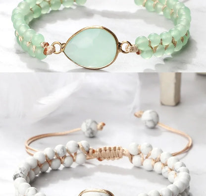 Handmade Natural Stone Beaded Bracelet