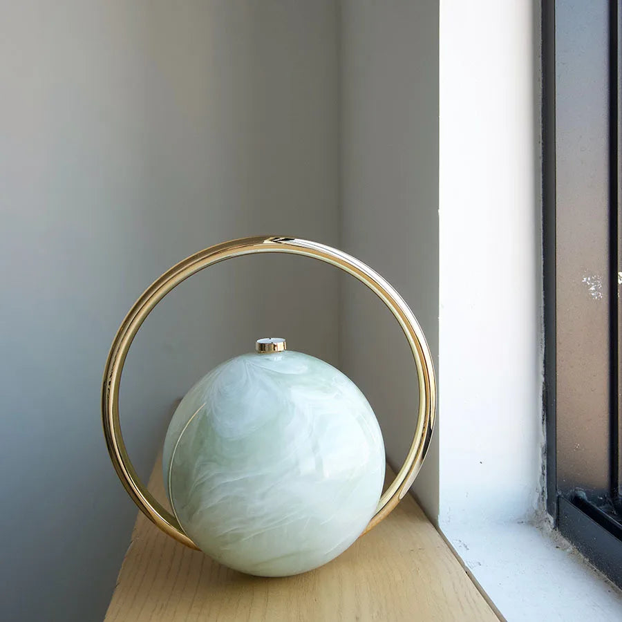  The Orb Marble Sphere Clutch