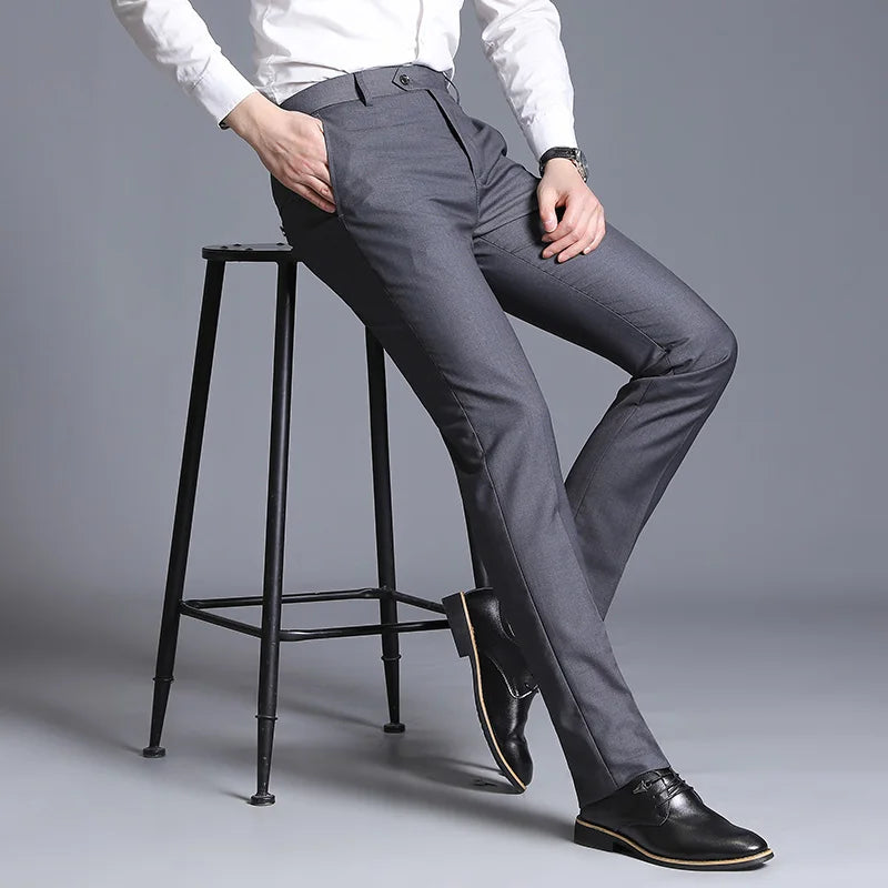 Men's Slim-Fit Dress Pants