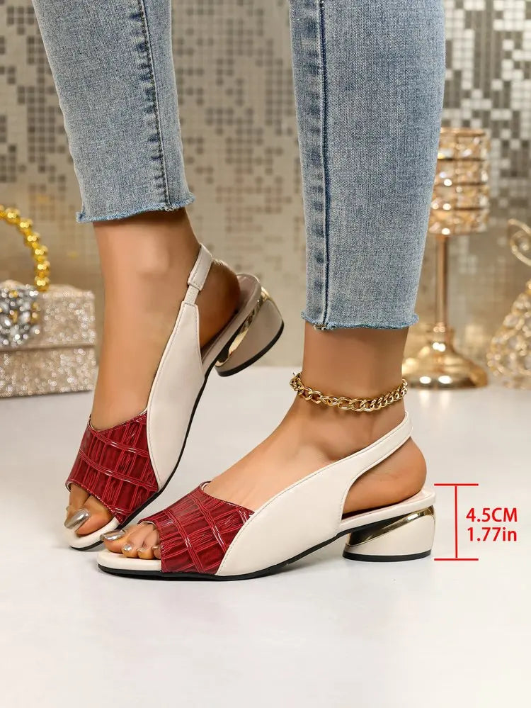 Elegant Mid-Heel Sandals