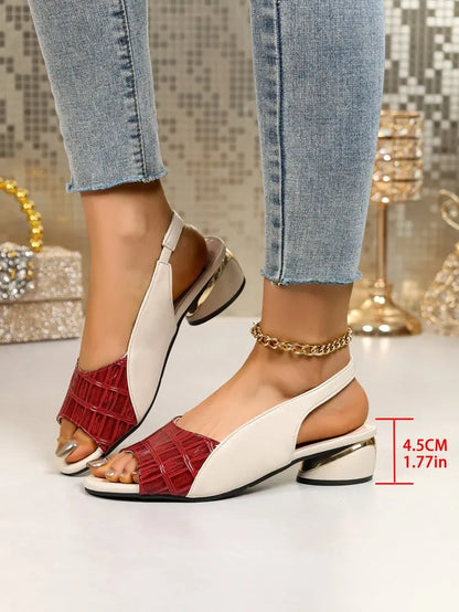 Elegant Mid-Heel Sandals