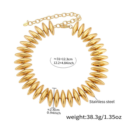 Sculptural Gold Beaded Jewelry Collection
