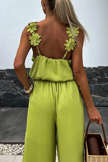 Bohemian Sleeveless Summer Jumpsuit