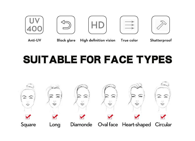 Cat Eye Sunglasses Women