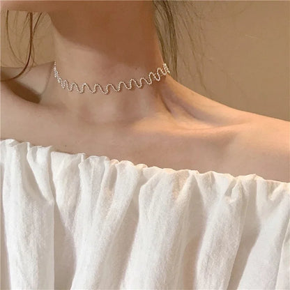 Elegant Beaded Pearl Necklace Women