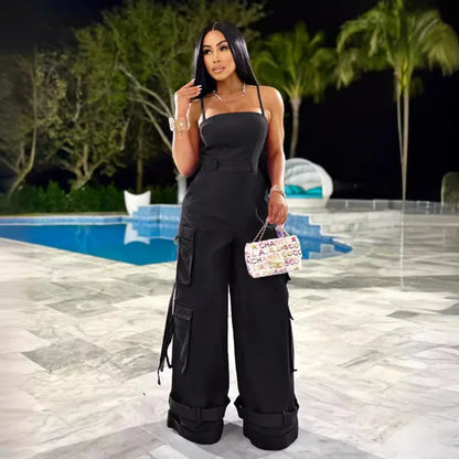 Elegant Mid Waist Jumpsuit