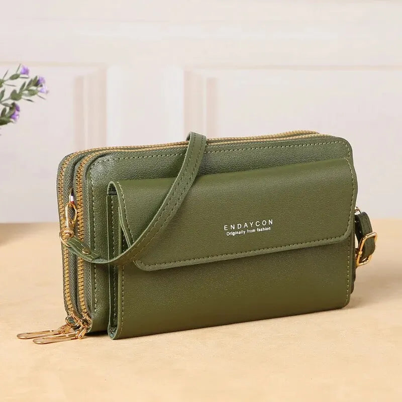 The Minimalist Multi-Compartment Crossbody Phone Wallet