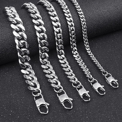 Waterproof Cuban Link Chain & Bracelet Set