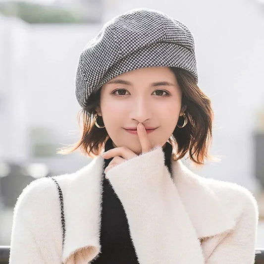 Elegant Winter Wool Beret