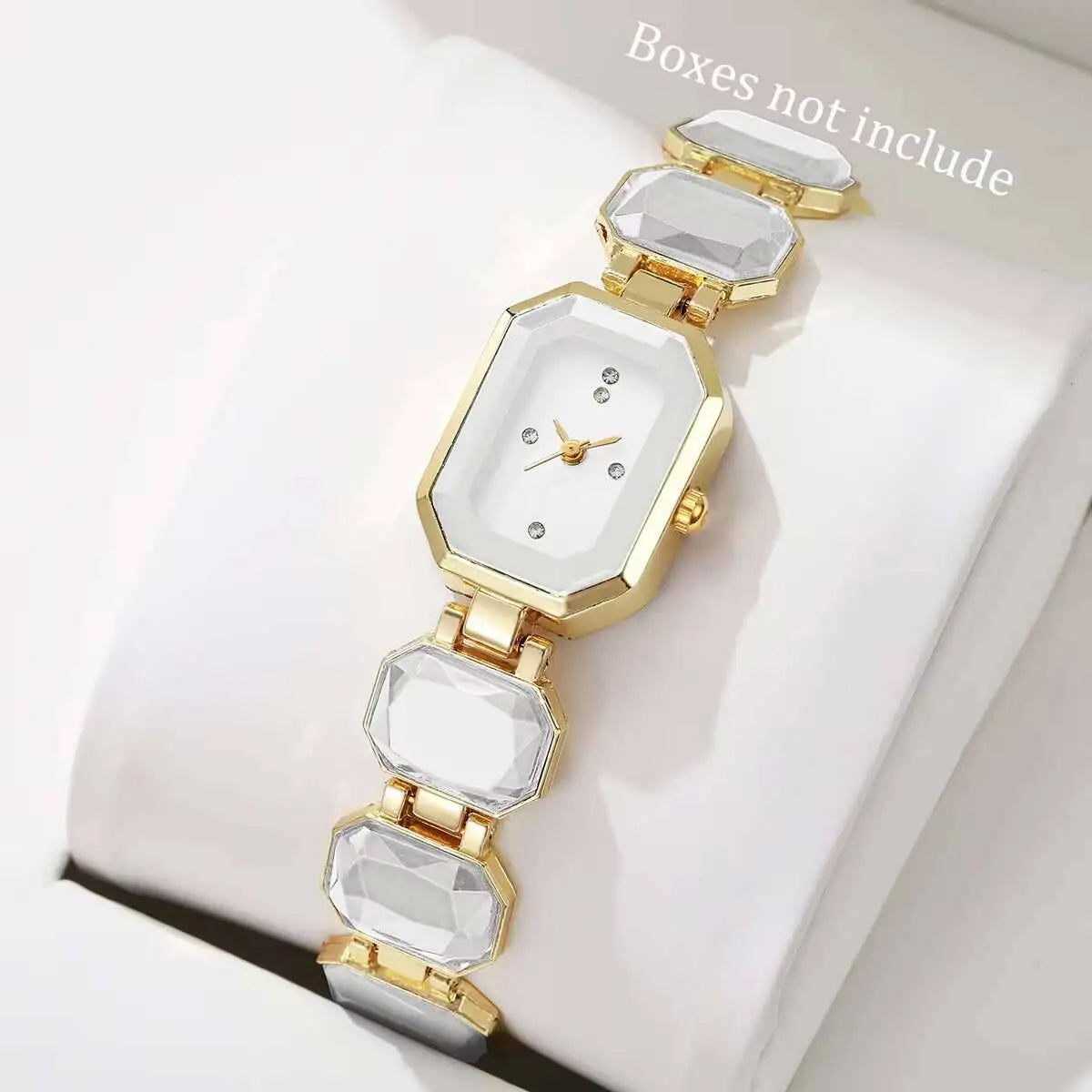 Elegant Women Rectangle Dial Watch
