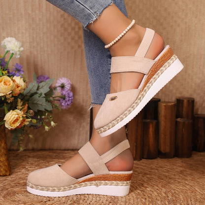 Casual Chic Gladiator Wedges