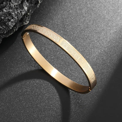 Polished Steel Open Cuff Bangle