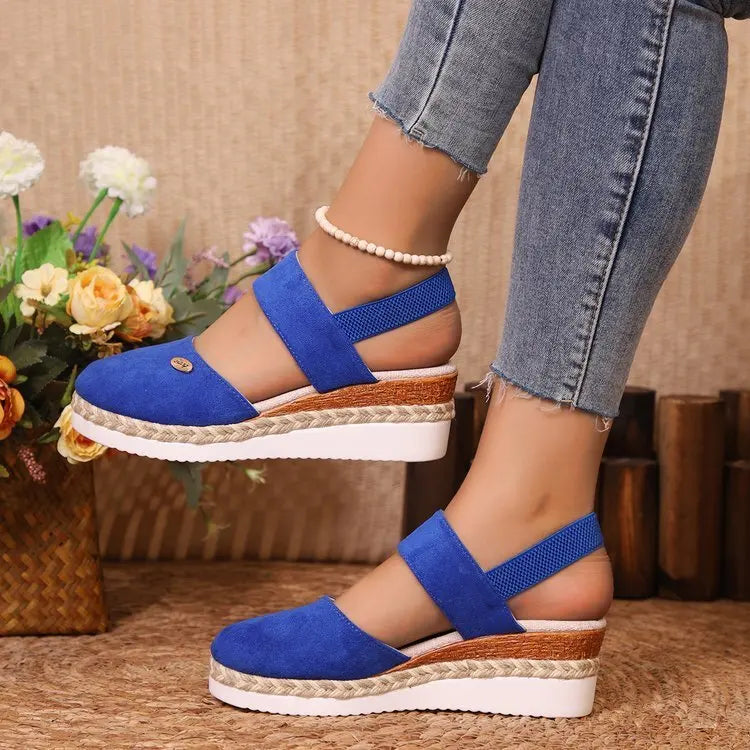Espadrille Wedge Platform Sandals