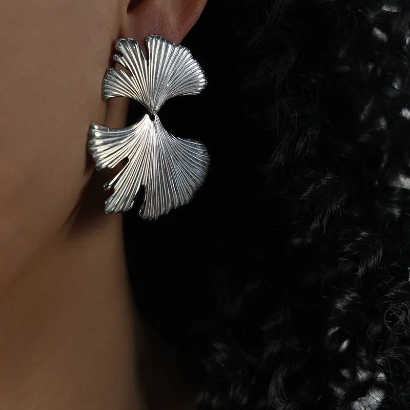 Golden Statement Earrings Collection