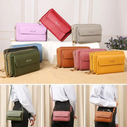 The Minimalist Multi-Compartment Crossbody Phone Wallet