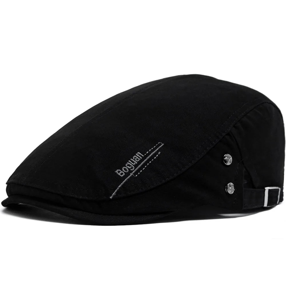 Heritage Cotton Adjustable Newsboy Beret