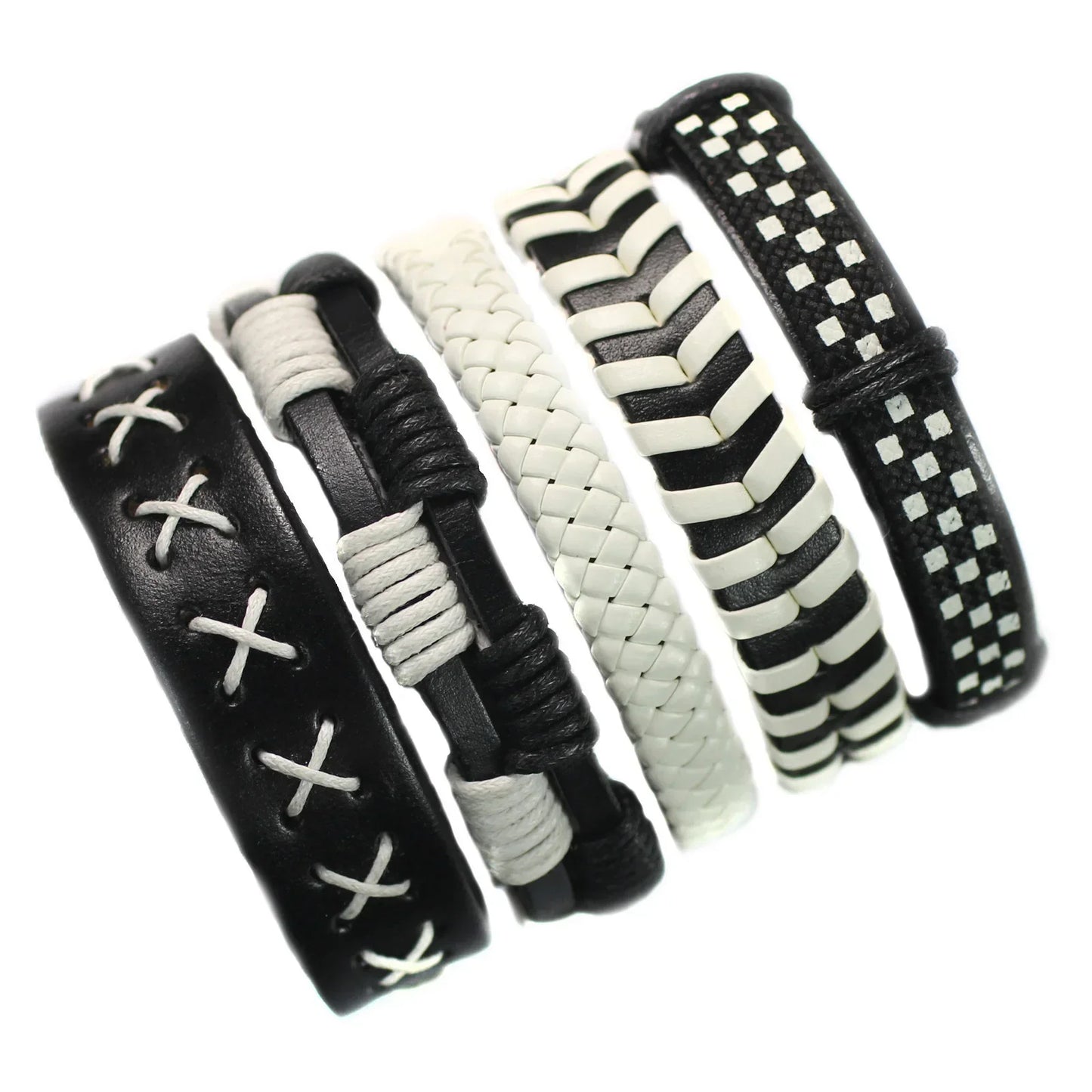 Multilayer Men's Leather Bracelets