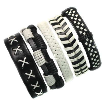 Multilayer Men's Leather Bracelets