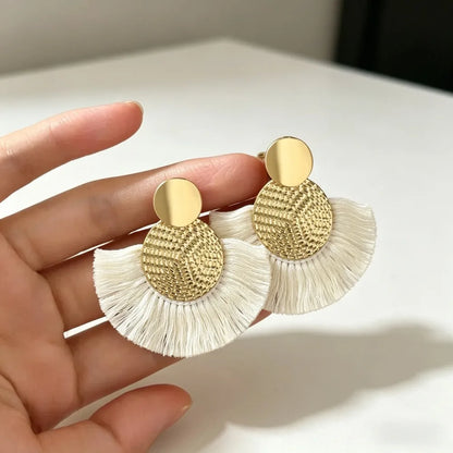 Bohemian Tassel Statement Earrings