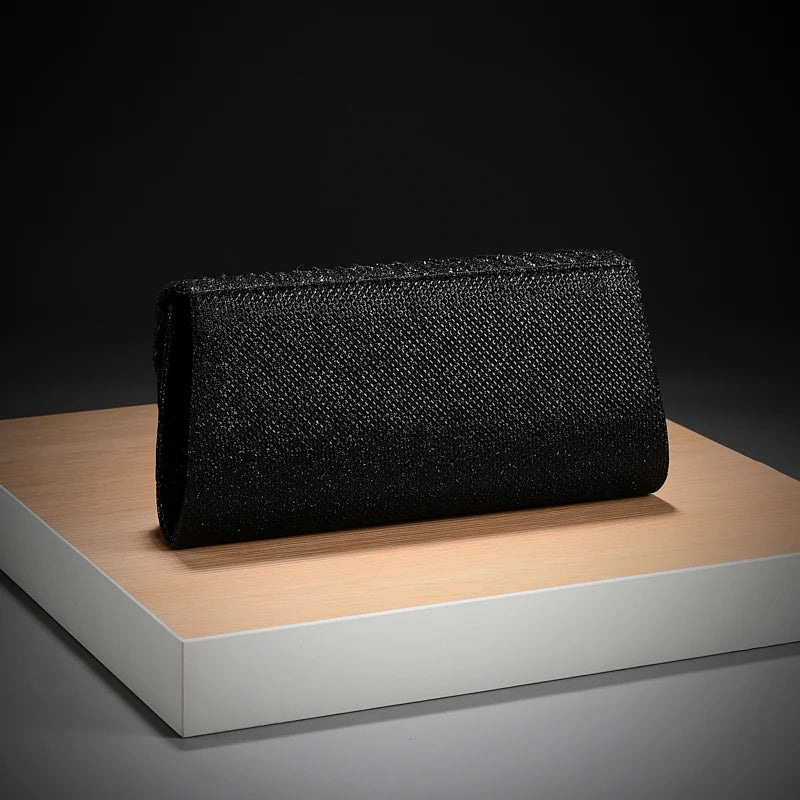 Luxury Shimmer Envelope Clutch