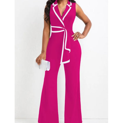 Dressy Casual Sleeveless Jumpsuit