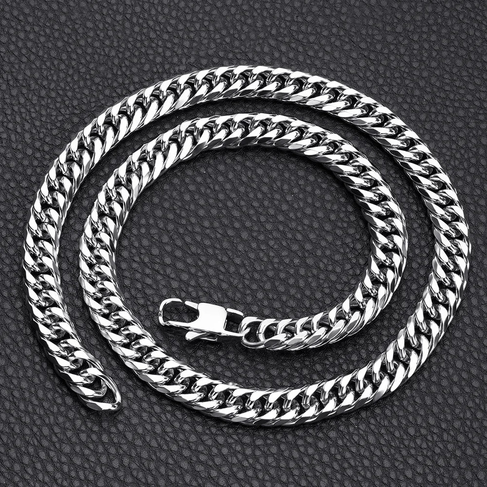 Waterproof Cuban Link Chain & Bracelet Set