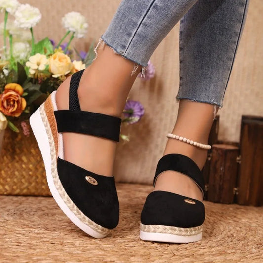 Espadrille Wedge Platform Sandals