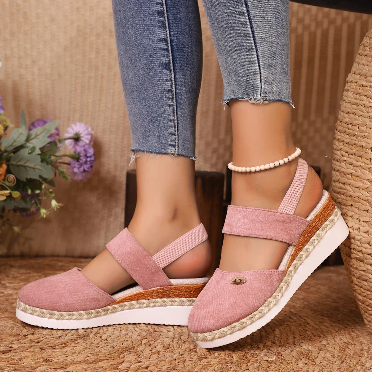 Casual Chic Gladiator Wedges