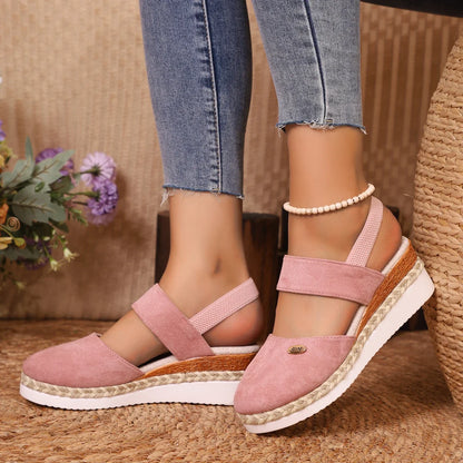Casual Chic Gladiator Wedges