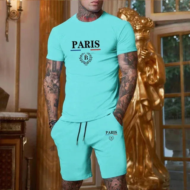 Men’s Casual Shorts Set Tracksuit